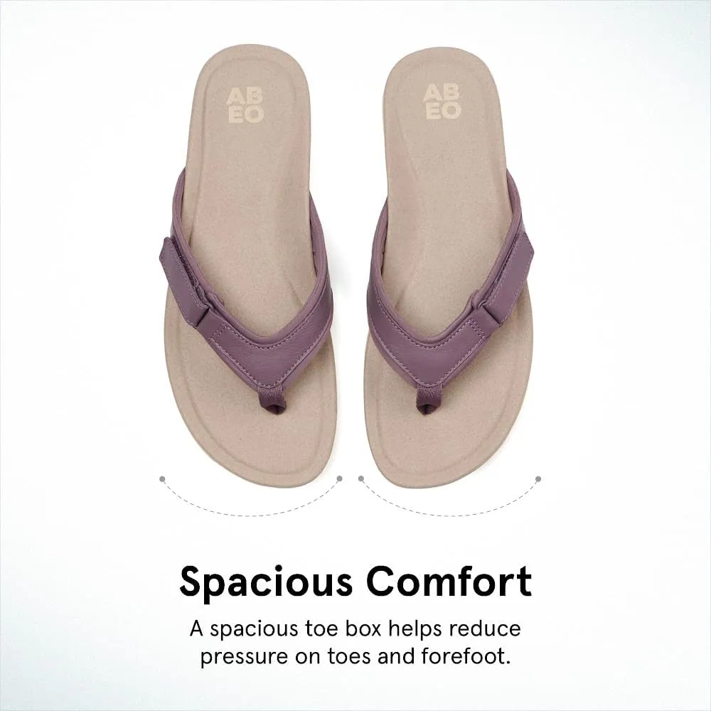 ABEO Oasis Sport Flip Flops for Women | Adjustable Flip Flops | Sandals for Women | Built-In Orthotics | Orthopedic Sandals for Women