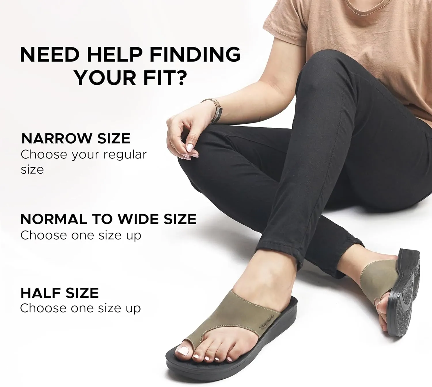 AEROTHOTIC Comfy Arch Support flip flops for women Split Toe Stylish Cushioned Strap with non-slip footbed Walking Dressy Sandals Indoor and Outdoor