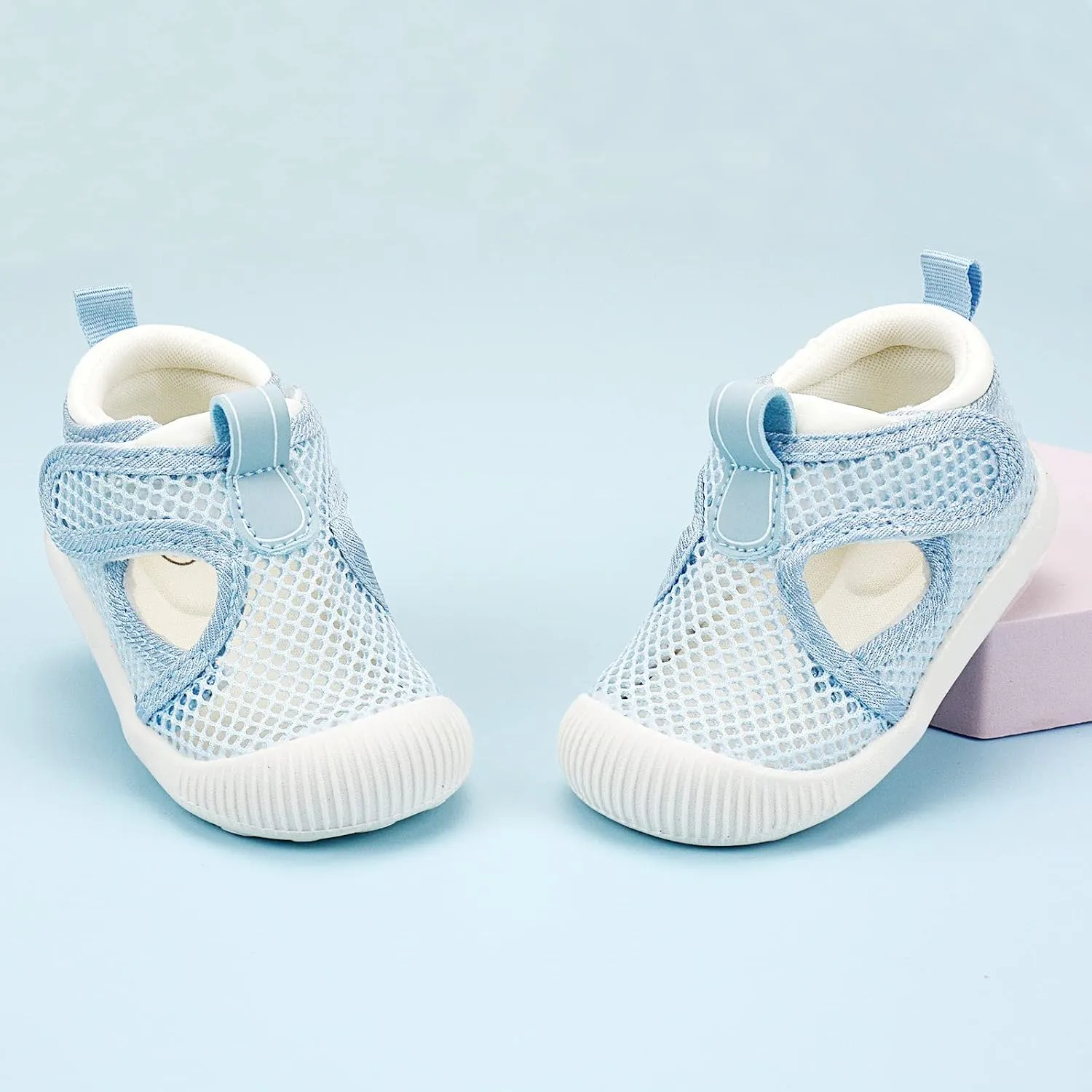 Baby Boy Girl Shoes Lightweight Breathable Toddler Mesh Sneakers Beach Water Shoes Non-Slip First Walking Shoes 6 9 12 18 24 Months