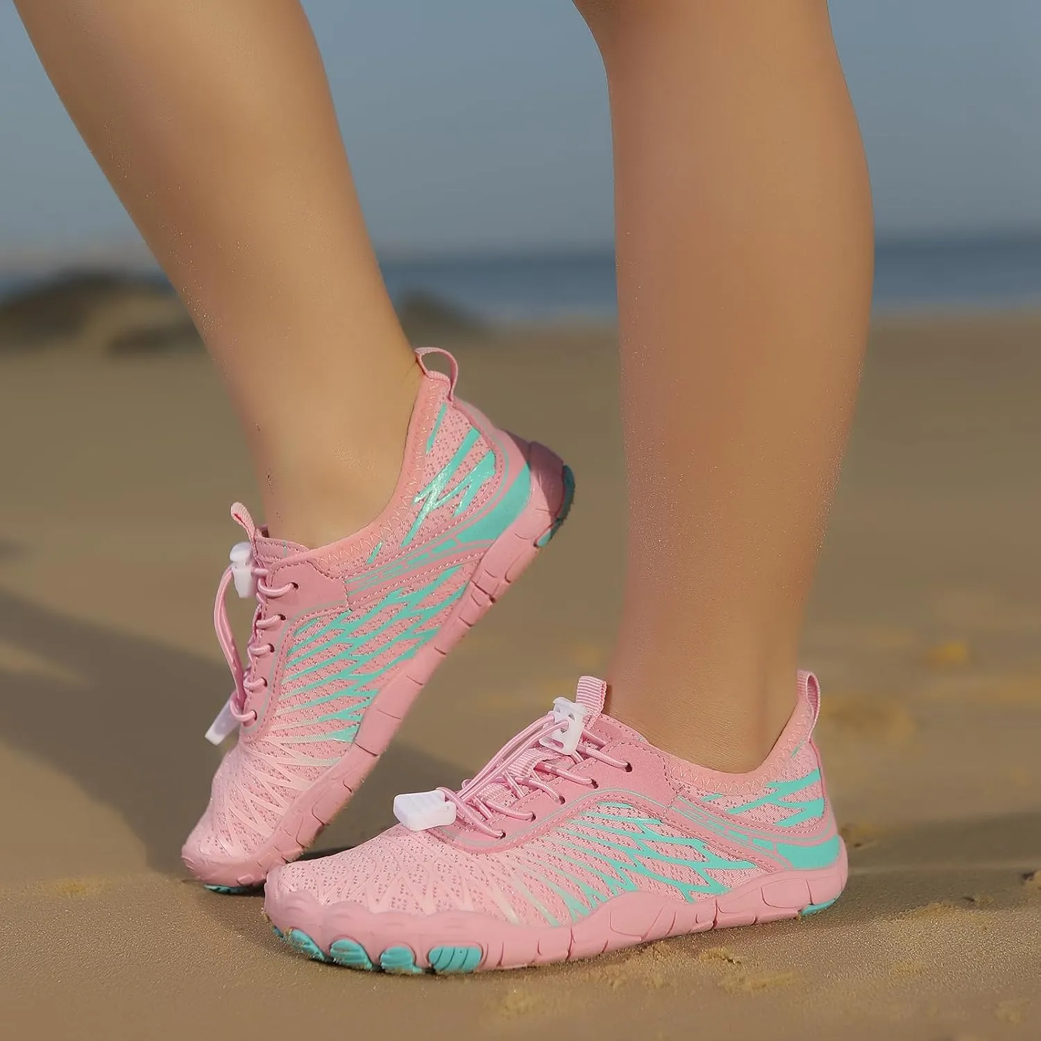 Barefoot Shoes Kids Boys & Girls Water Hiking Quick Dry Shoes Lightweight Swim Beach Sneakers Sports Athletic Shoes