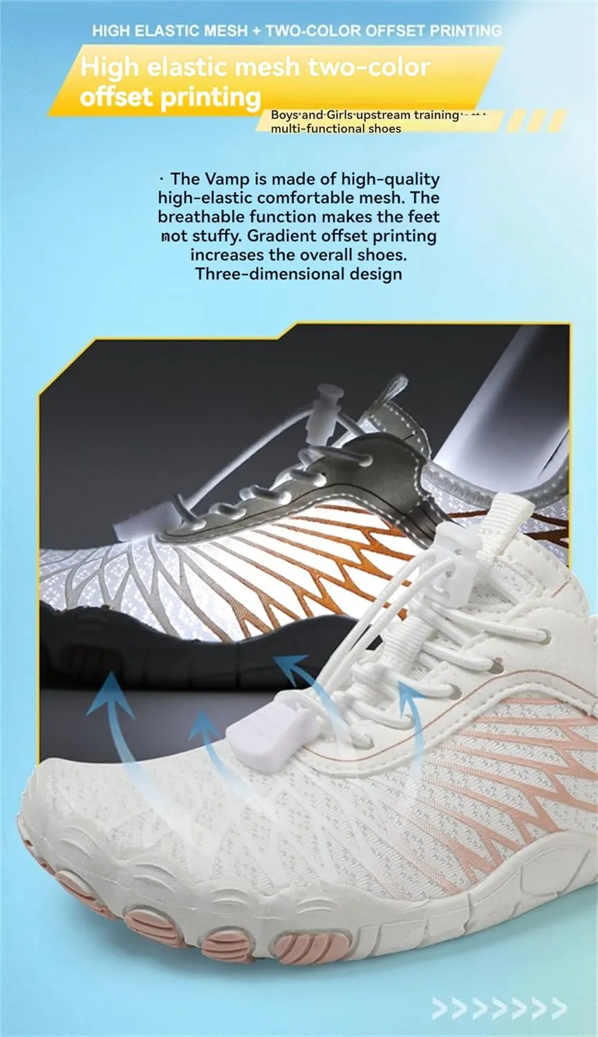 Barefoot Shoes Kids Boys & Girls Water Hiking Quick Dry Shoes Lightweight Swim Beach Sneakers Sports Athletic Shoes