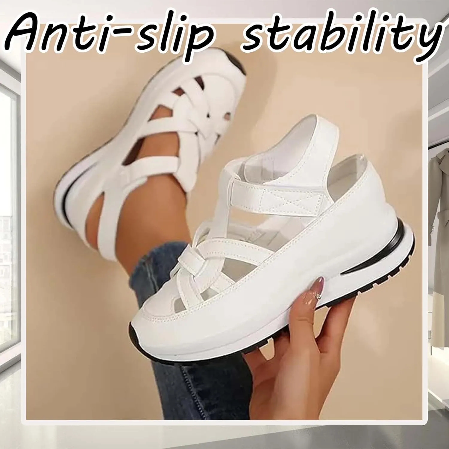 Bomre Shoes Women Sneakers, Aveta Orthopedic Sandals, Summer Platform Wedge Beach Boho Vacation