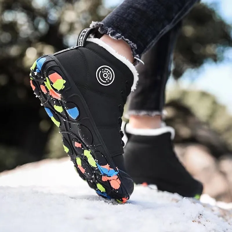 Boys Girls Anti Slip Trekking Shoes for Winter Walking Sport