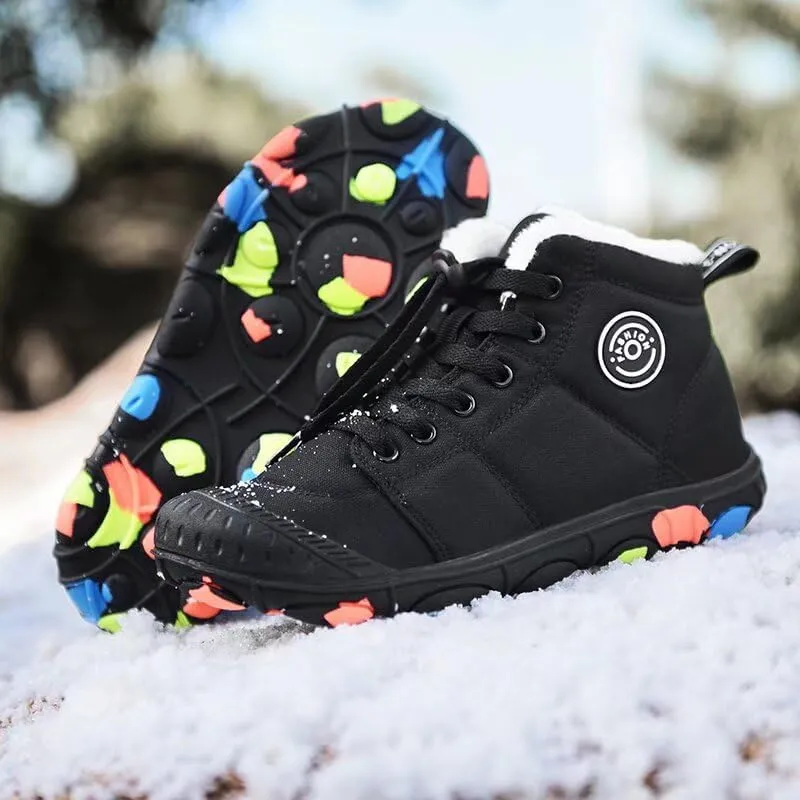 Boys Girls Anti Slip Trekking Shoes for Winter Walking Sport