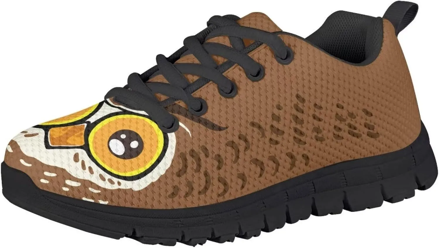 Boys Tennis Shoes Mesh Running Sport Shoe Animal Print Sneaker Lightweight Breathable Lace Up Athletic Shoes US11-5