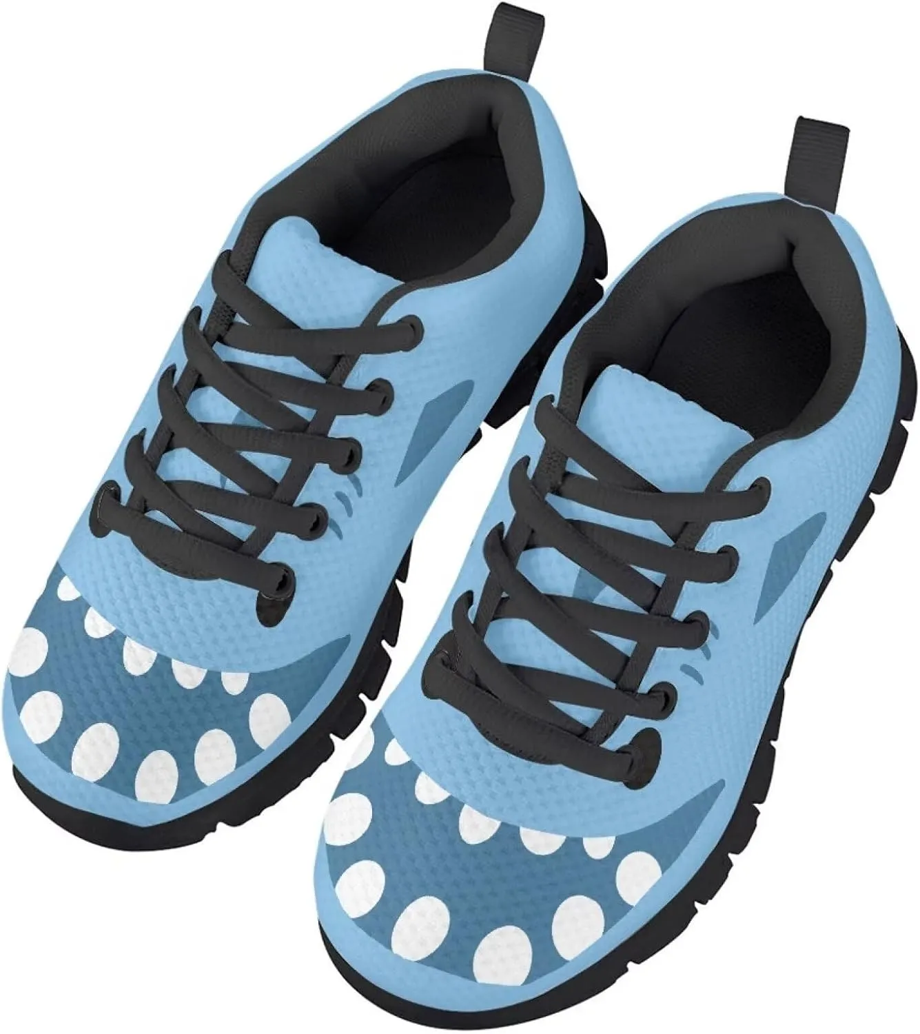Boys Tennis Shoes Mesh Running Sport Shoe Animal Print Sneaker Lightweight Breathable Lace Up Athletic Shoes US11-5