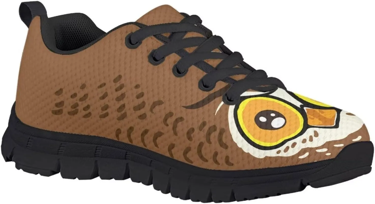 Boys Tennis Shoes Mesh Running Sport Shoe Animal Print Sneaker Lightweight Breathable Lace Up Athletic Shoes US11-5