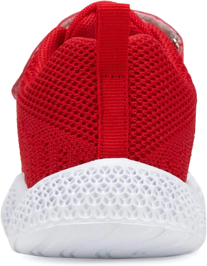 Casbeam Kids Breathable Sneakers Mesh Lightweight Easy Walk Casual Sport Strap Athletic Running Shoes for Boys Girls