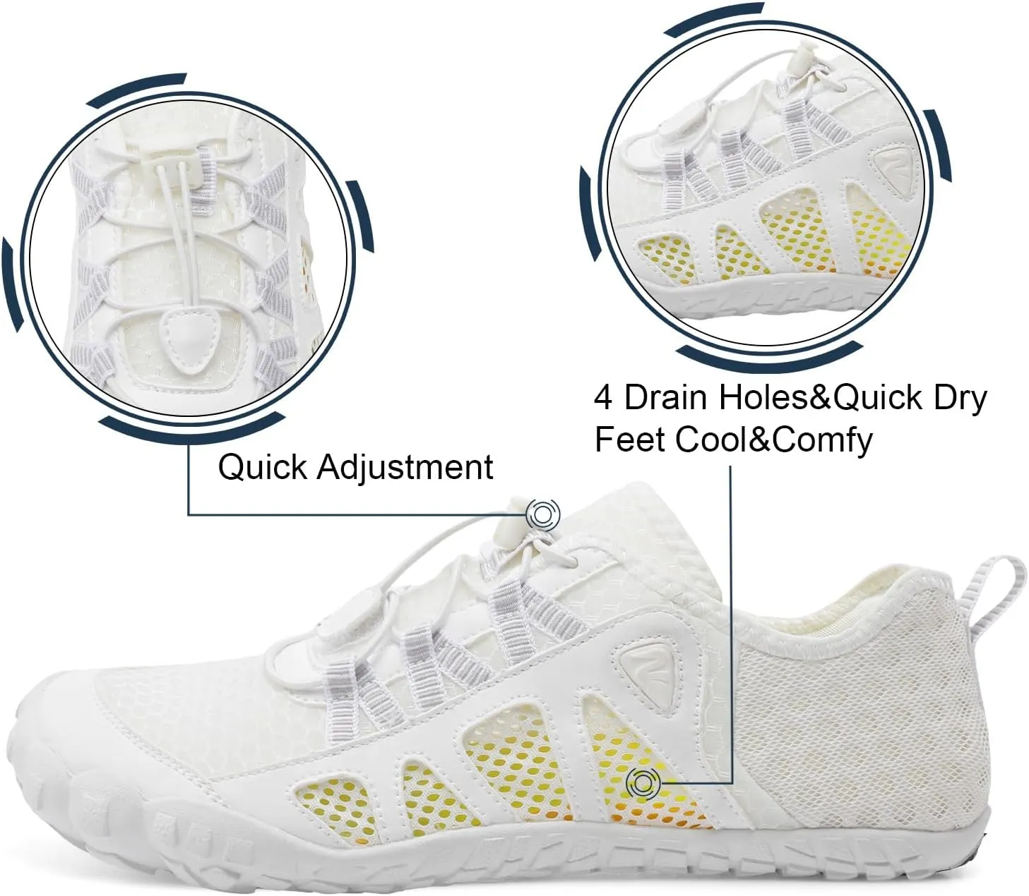 Centipede Demon Swim Water Shoes for Women Men Quick Dry Barefoot Aqua Sneakers Shoe for Beach Hiking Diving Boating River Outdoor Water Sports
