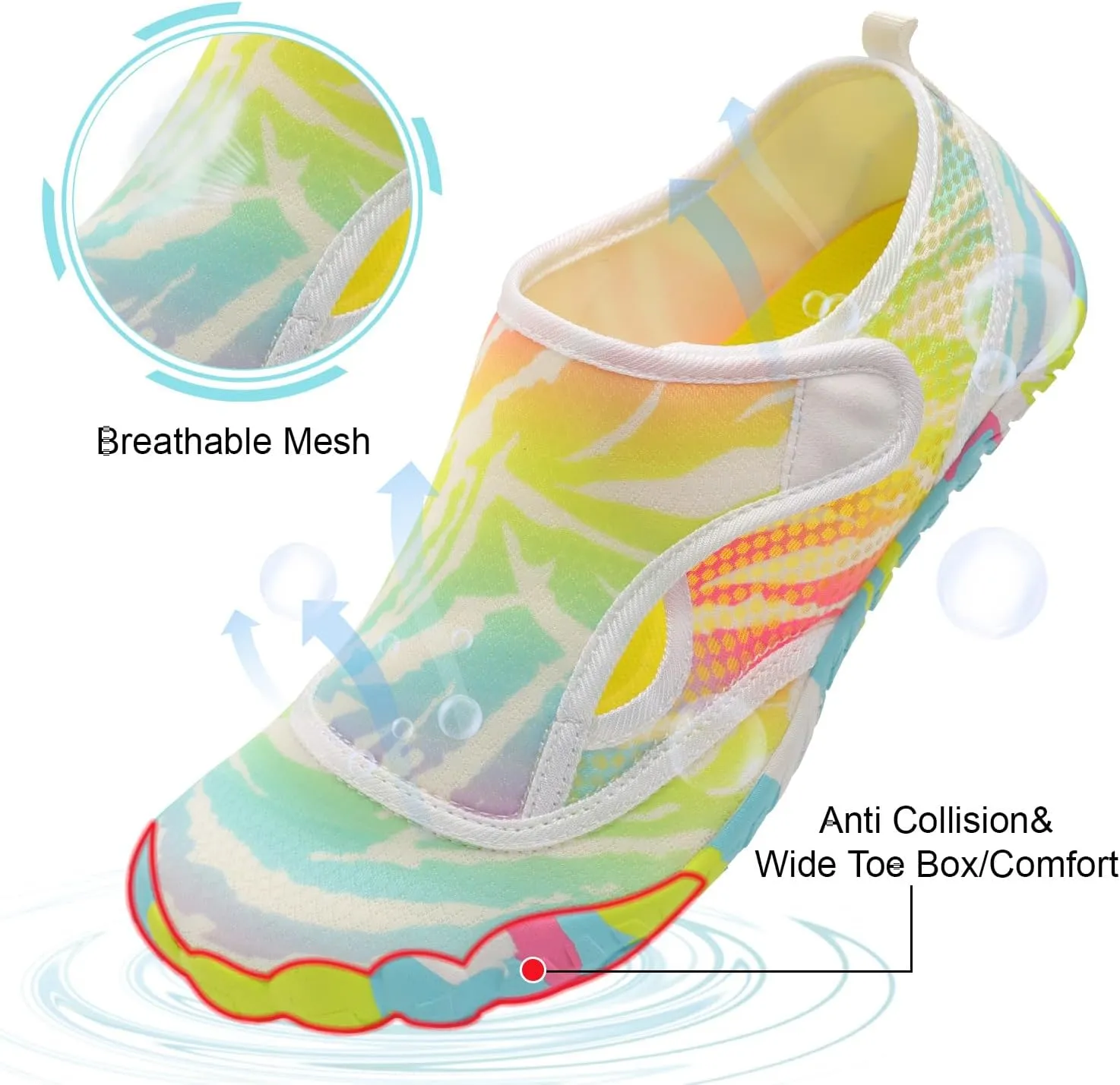Centipede Demon Swim Water Shoes for Women Men Quick Dry Barefoot Aqua Sneakers Shoe for Beach Hiking Diving Boating River Outdoor Water Sports