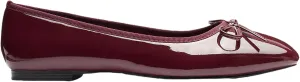 CIDER Bow Decor Square Toe Ballet Mary Jane Flats