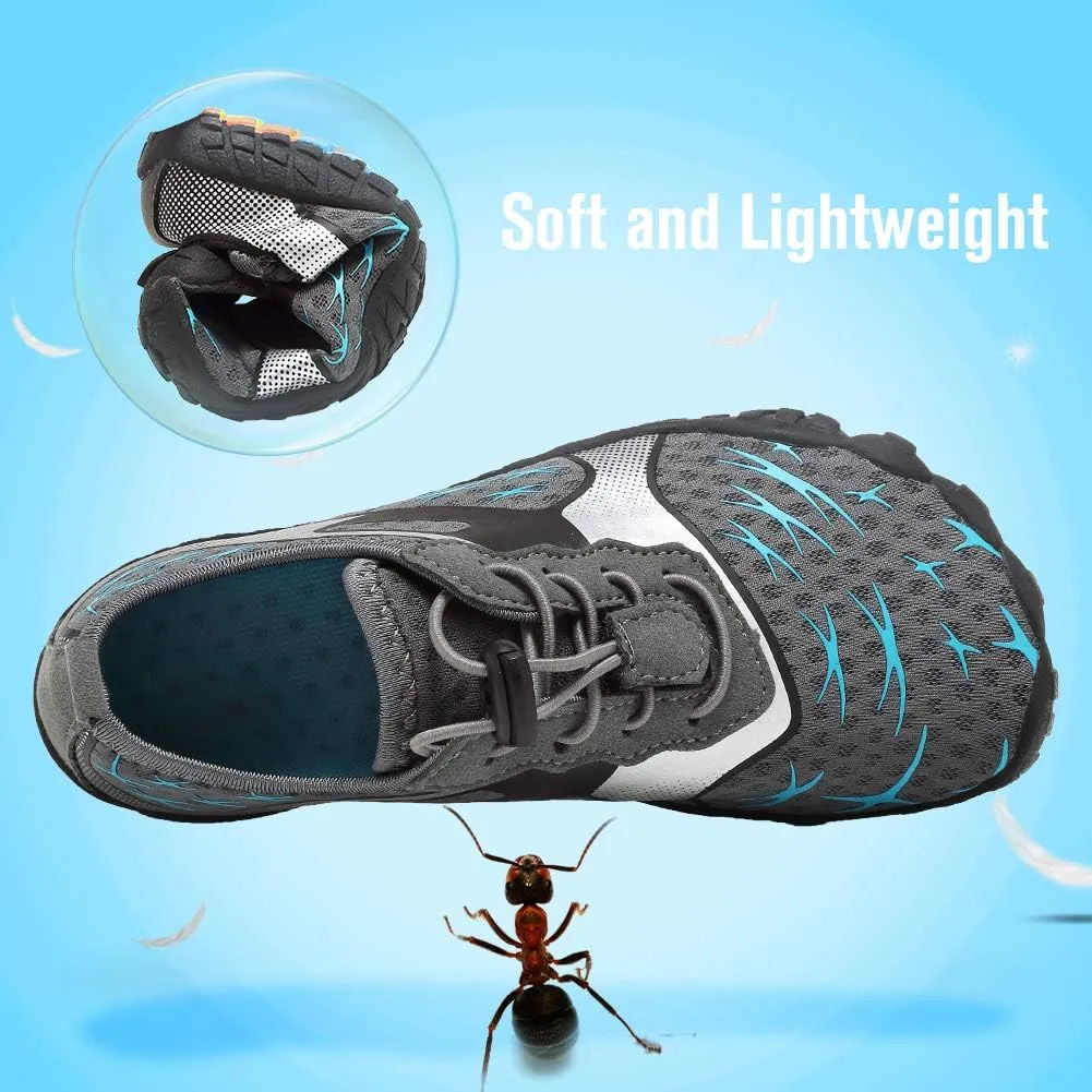 CIOR Kids Boys & Girls Water Shoes Sports Aqua Athletic Sneakers Lightweight Sport Fast Dry Shoes(Toddler/Little Kid/Big Kid)