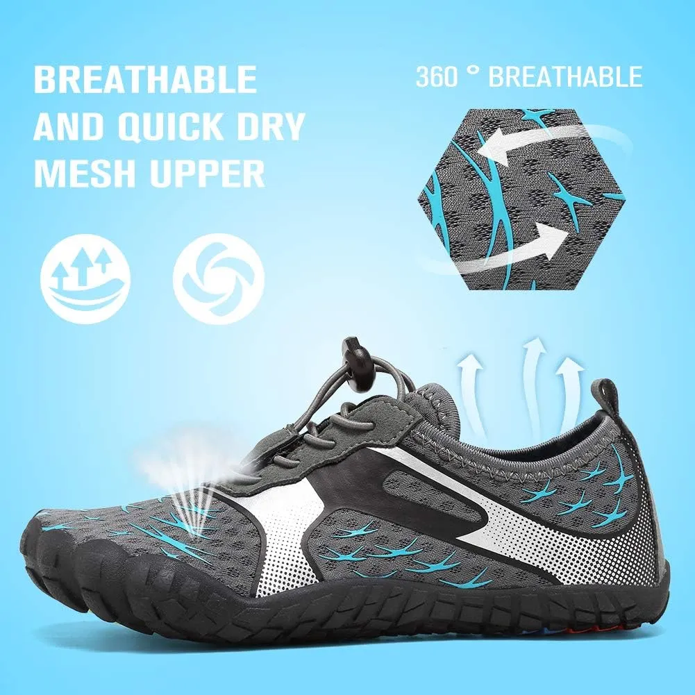 CIOR Kids Boys & Girls Water Shoes Sports Aqua Athletic Sneakers Lightweight Sport Fast Dry Shoes(Toddler/Little Kid/Big Kid)