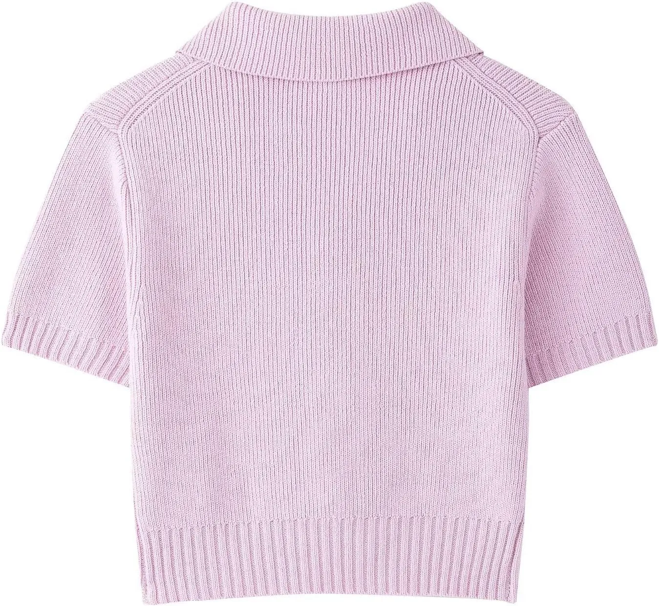 CORIRESHA Women's Summer Short Sleeve Cardigan Casual Knitted Tie Front Bow Sweater