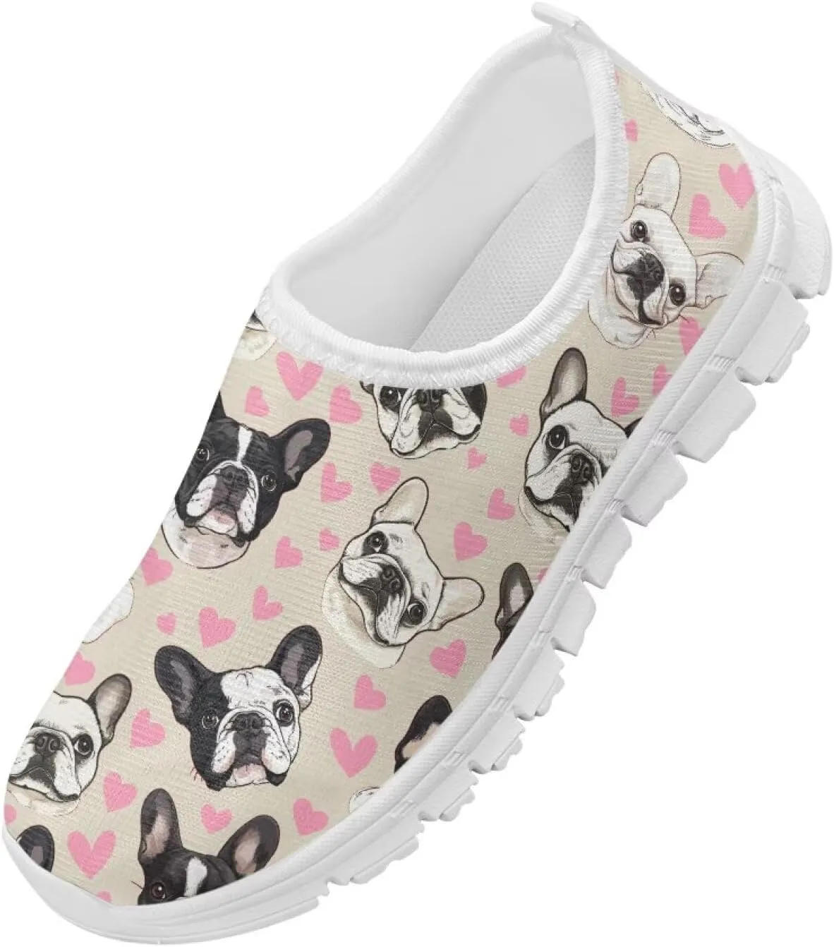 Cute Shoes for Girls Animal Themed Slip On Shoes Kids Wide Sneakers