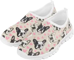 Cute Shoes for Girls Animal Themed Slip On Shoes Kids Wide Sneakers