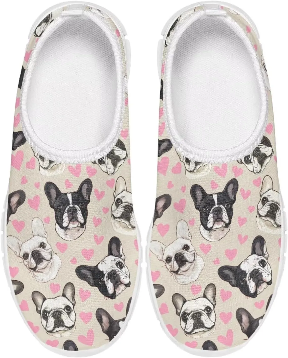Cute Shoes for Girls Animal Themed Slip On Shoes Kids Wide Sneakers