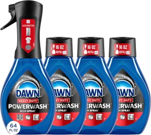 Dawn Powerwash Heavy Duty Dish Spray All-Purpose Cleaner and Degreaser, 64oz, 1 SK   3 RF