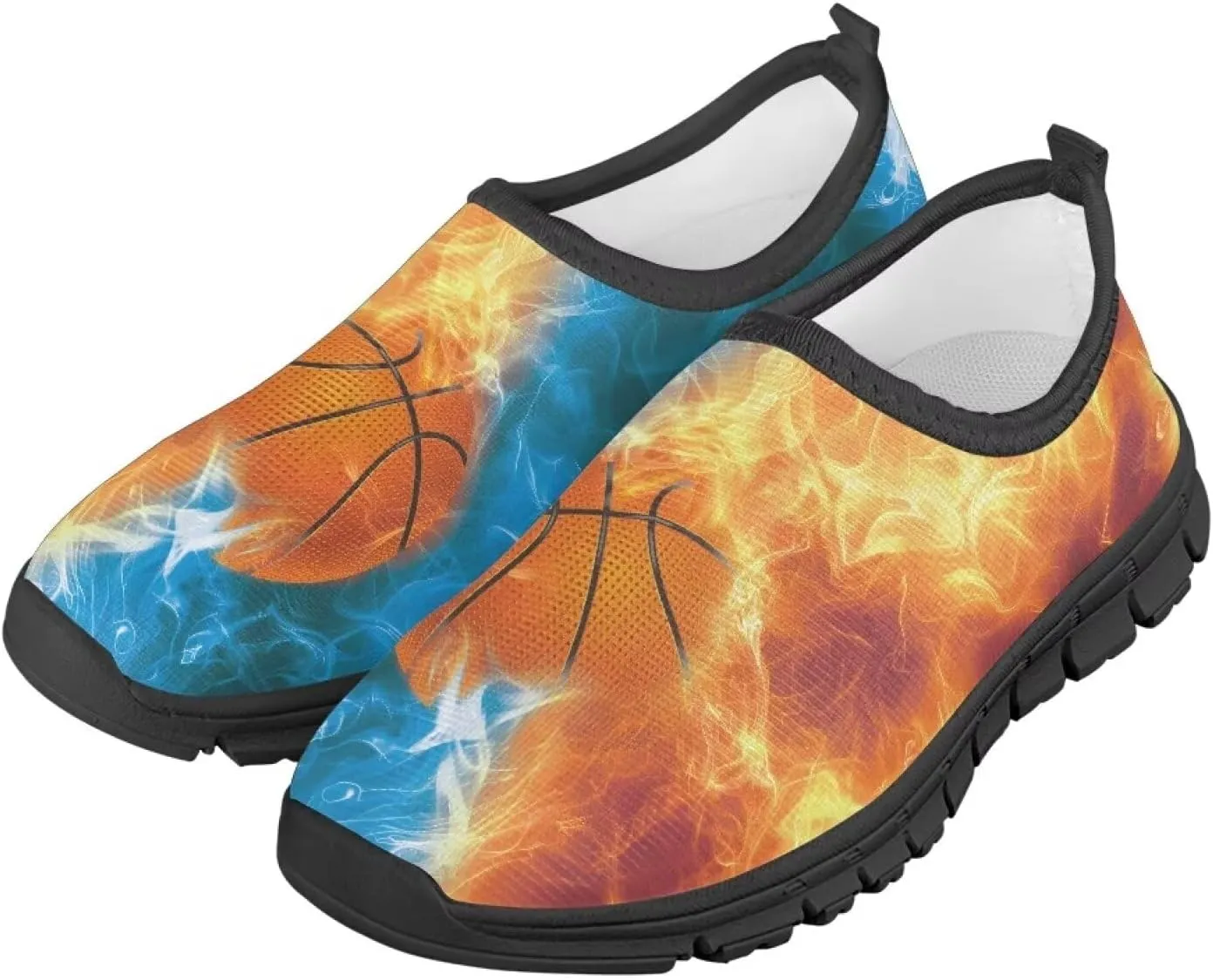 Doojoayie Boys Tennis Shoes Slip On for Active Student School Running Sneakers