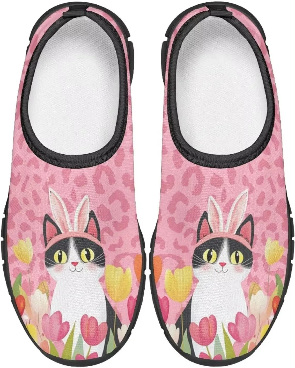Doojoayie Easter Shoes for Girls Slip On Tennis Shoes Holiday Party Footwear