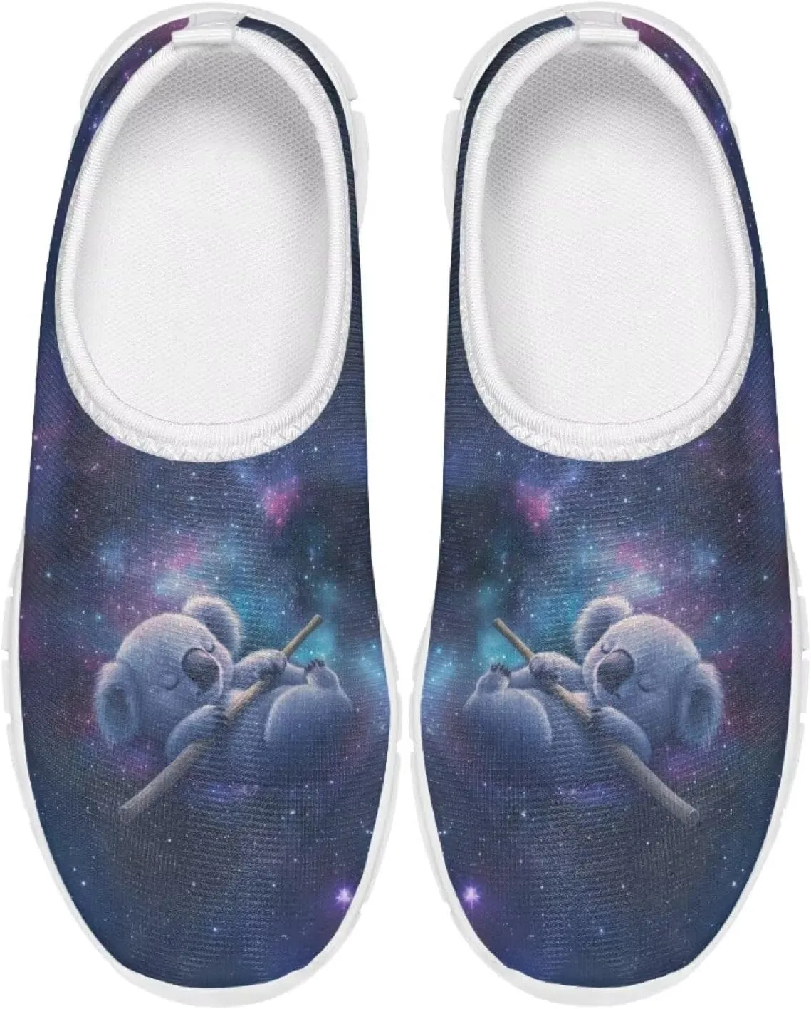 Doojoayie Girls Running Shoes Slip On Cute Graphic Sneakers for Girls and Boys Workout