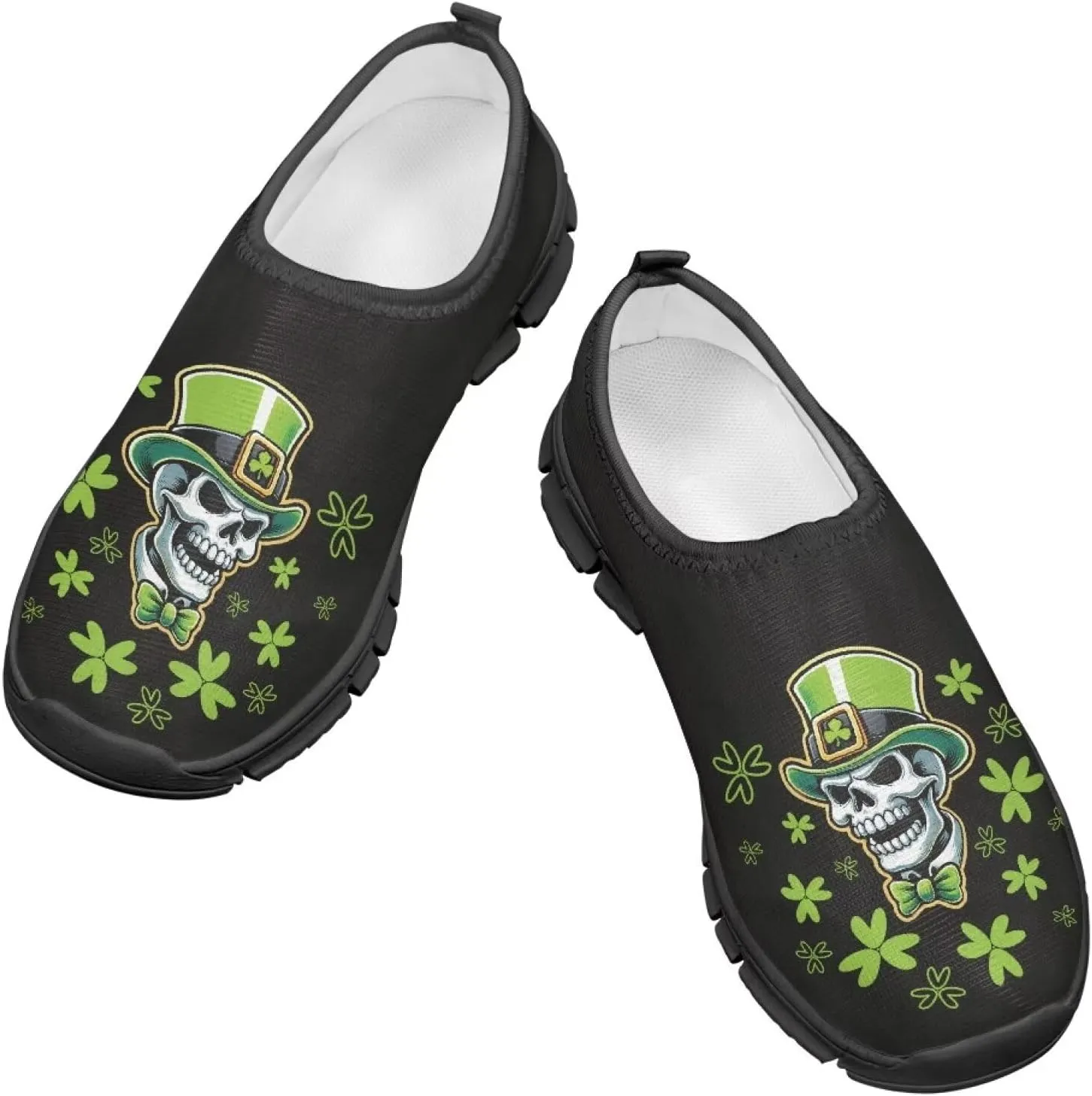 Doojoayie St Patrick's Day Gifts for Boys Girls Gym Shoes for Irish Festival Gift
