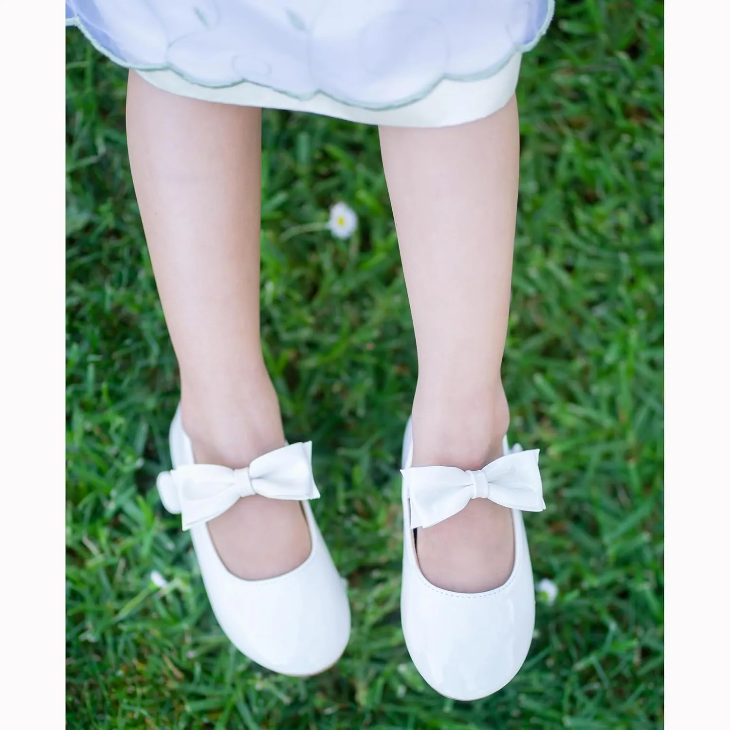 Felix & Flora Toddler Flower Girl Dress Shoes - Girl Ballet Flats Party School Shoes Wedding