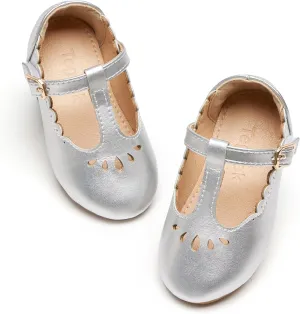 Girls Toddler Little Kid Mary Jane Flats T-Strap School Uniform Dress Shoes