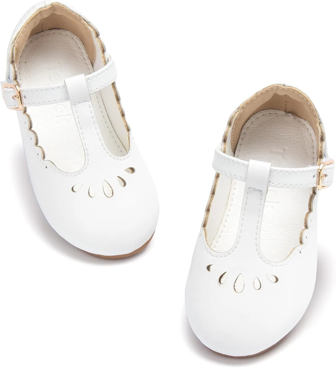 Girls Toddler Little Kid Mary Jane Flats T-Strap School Uniform Dress Shoes