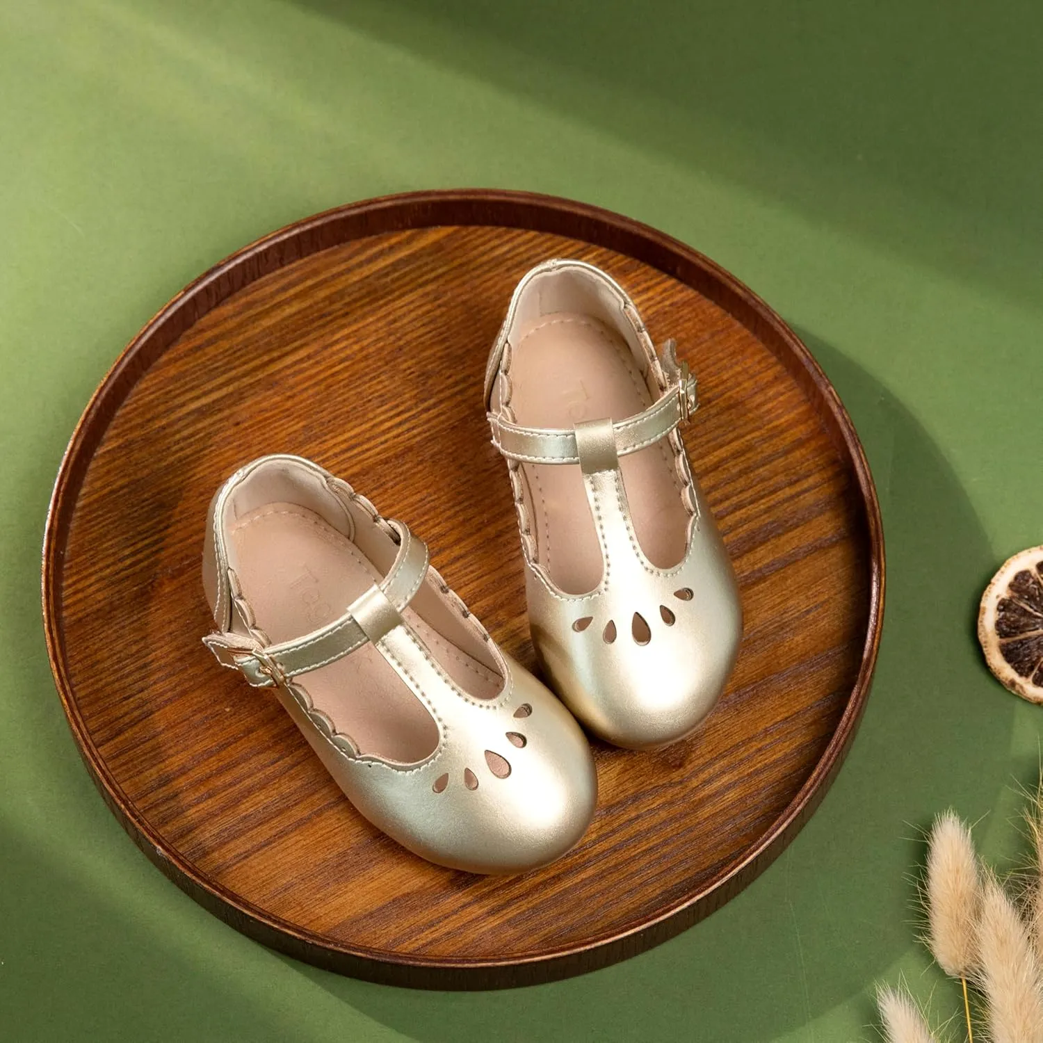 Girls Toddler Little Kid Mary Jane Flats T-Strap School Uniform Dress Shoes
