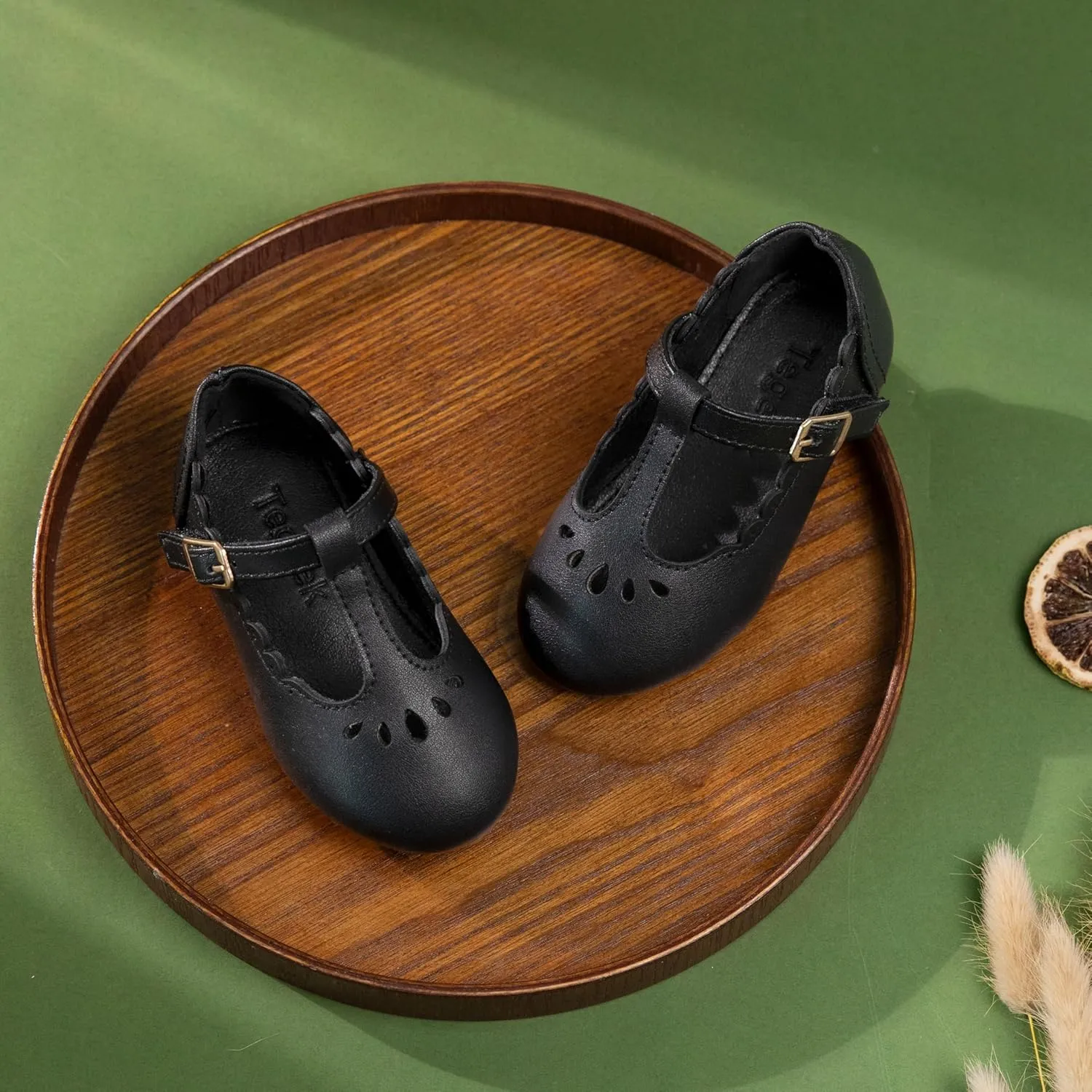 Girls Toddler Little Kid Mary Jane Flats T-Strap School Uniform Dress Shoes