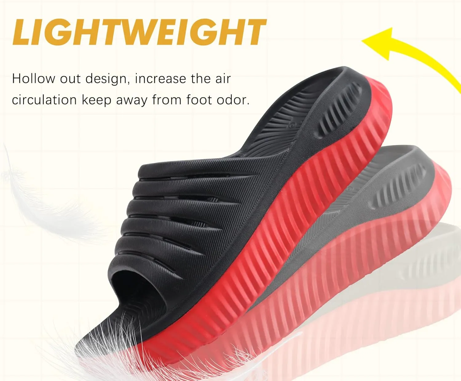 GPOS Womens Recovery Slides Sandals with Orthotic Plantar Fasciitis Relief Comfortable Athletic ladies Sandals with Thick Cushion Sole for Indoor Outdoor