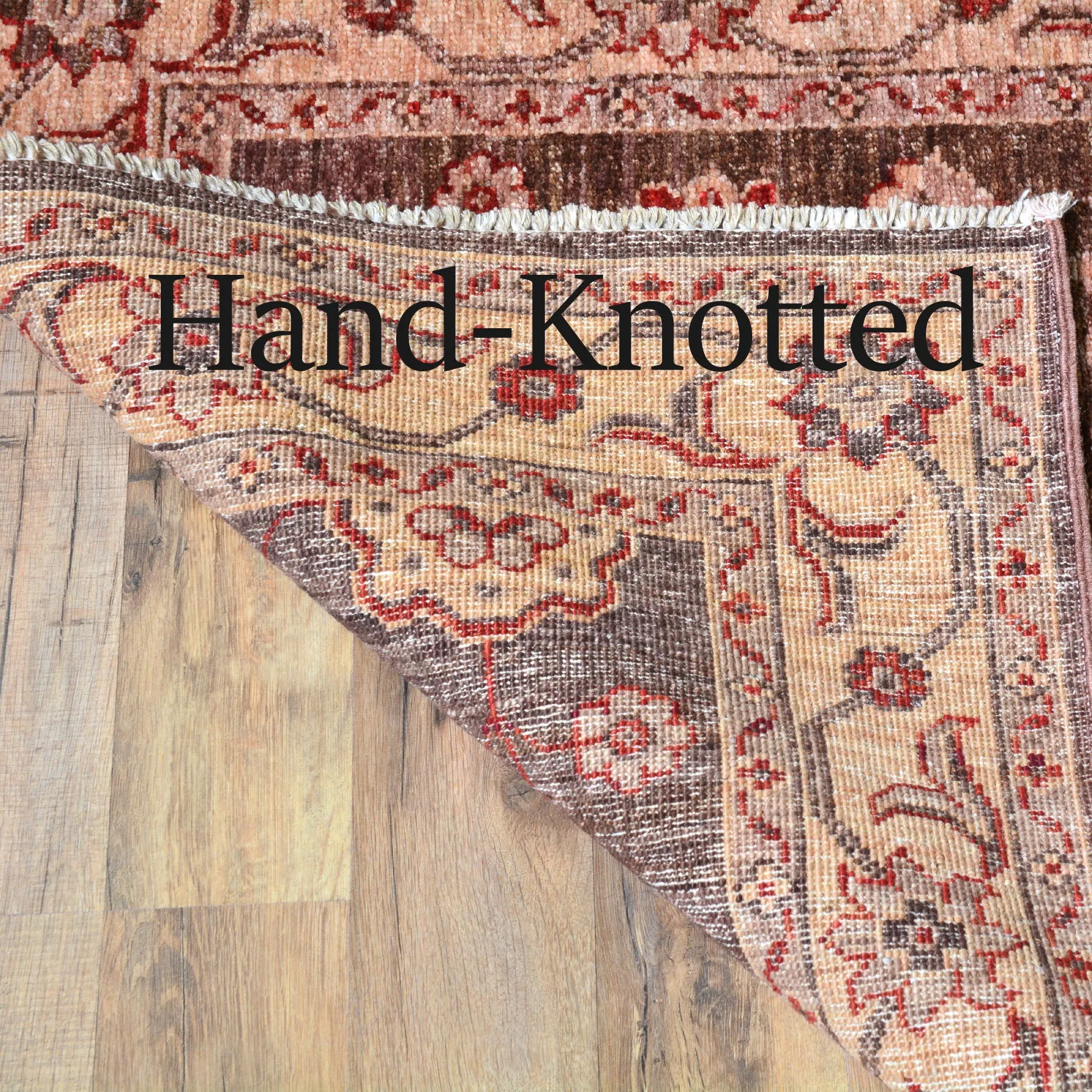Hand-Knotted Afghan Chobi Tribal Oushak Design 100% Wool Rug (Size 2.6 X 9.8) Brral-2844