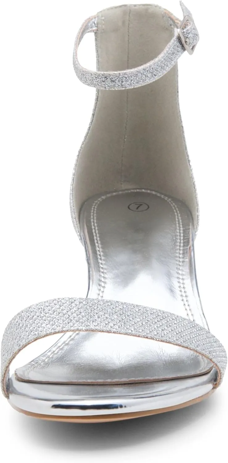 Herstyle Women’s Low Heels – Open Toe Chunky Block Heeled Sandals with Ankle Strap | Comfortable Dressy Short Heels for Prom, Wedding, Party & Office