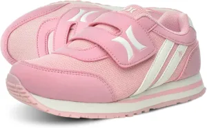Hurley Kid's Knox Walking Sneakers - Kid's Runner Shoes with Hook & Loop Closure for Easy Wear, Lightweight Running & Walking Shoes for Boys & Girls, Toddler Kid's Sneaker Shoes