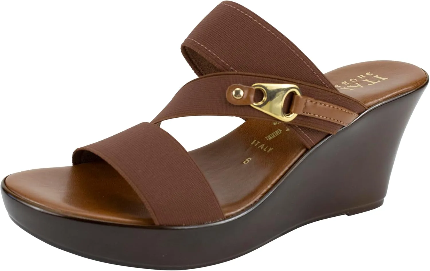 ITALIAN Shoemakers Womens' Jola Platform Wedge Sandal for Women