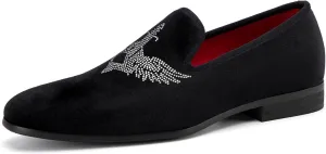 JITAI Men Loafers Slip-On Shoes for Men Fashion Dress Shoes Tuxedo Shoes