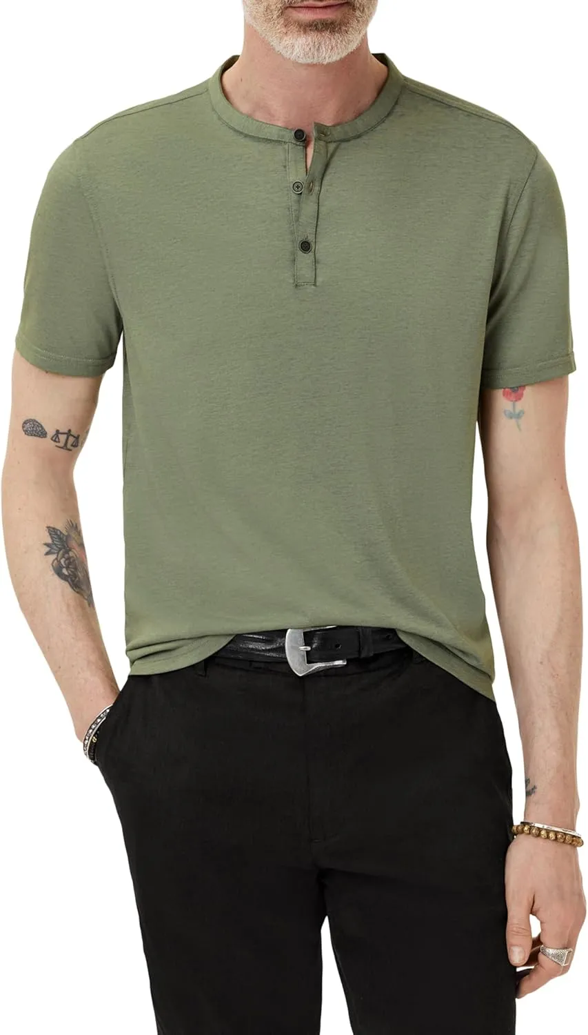 John Varvatos Men's Duke Henley