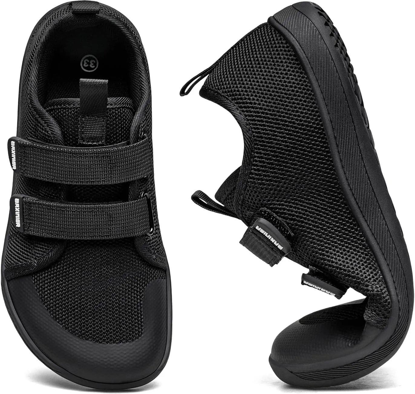 Kids Barefoot Shoes Wide Minimalist Sneakers Breathable Wide Toe Box Walking Shoes Zero Drop Lightweight Fashion Sneakers Boys/Girls/Little/Big
