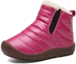 Kids Boys Girls Water Resistant Warm Winter Boots for Walking Sport Trekking