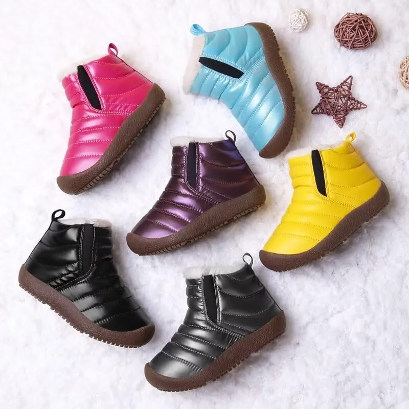 Kids Boys Girls Water Resistant Warm Winter Boots for Walking Sport Trekking