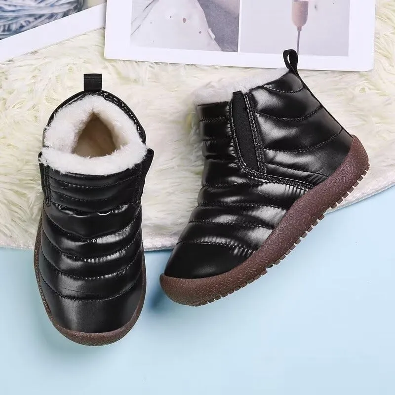 Kids Boys Girls Water Resistant Warm Winter Boots for Walking Sport Trekking