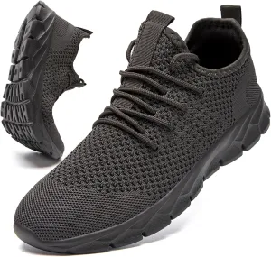 Linenghs Womens Tennis Shoes Running Sneakers Lightweight Breathable Gym Workout Fashion Sport Mesh Slip On Walking Shoes