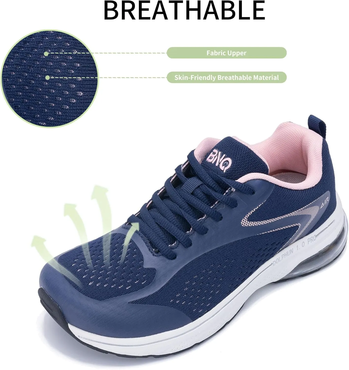 MAFEKE Womens Wide Toe Box Running Shoes Arch Support Tennis Athletic Sneakers Orthotic Walking Shoes for Plantar Fasciitis Pain Relief US 6-11