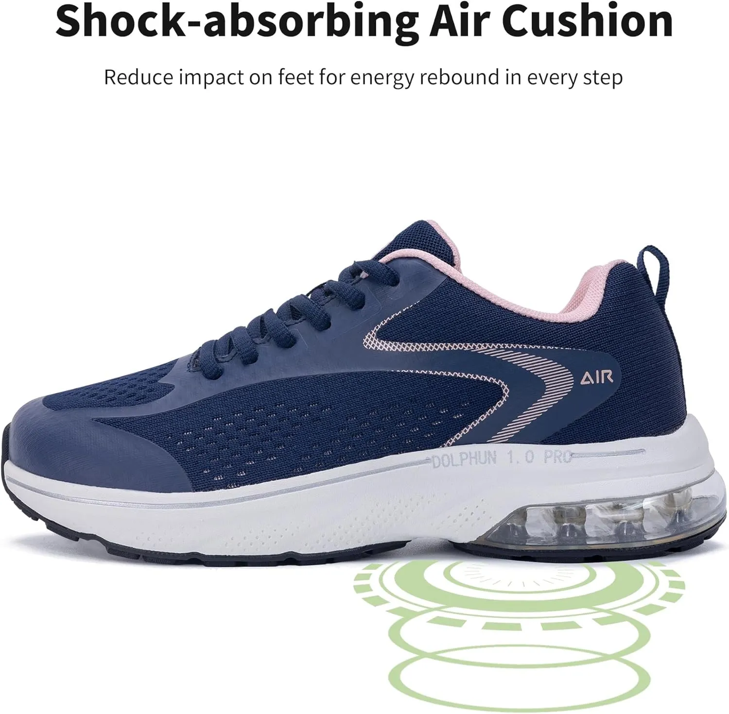 MAFEKE Womens Wide Toe Box Running Shoes Arch Support Tennis Athletic Sneakers Orthotic Walking Shoes for Plantar Fasciitis Pain Relief US 6-11