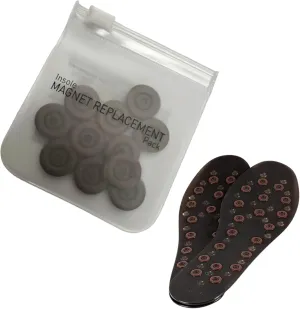 Magnet Replacement Pack for Nikken Magnetic Shoe Inserts, Pressure Point Insoles - Reflexology Massage Insoles for Men & Women - Easy Snap-in, Long Lasting Magnet Shoe Inserts Natural Massage, 10-pack