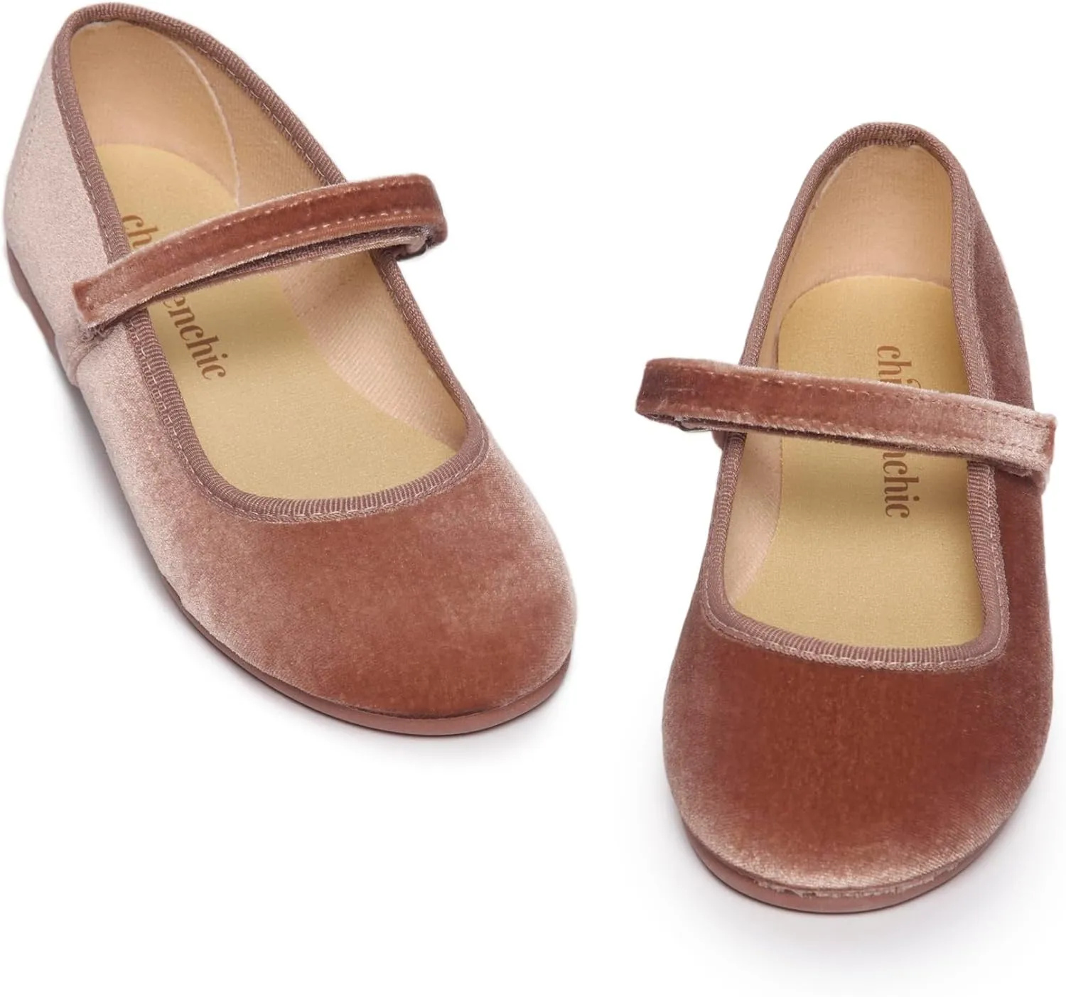 Mary Jane Shoes for Girls – Classic & Comfortable Dress Shoes for Toddlers & Kids – Perfect Flats for School, Play, and Special Occasions (Velvet)