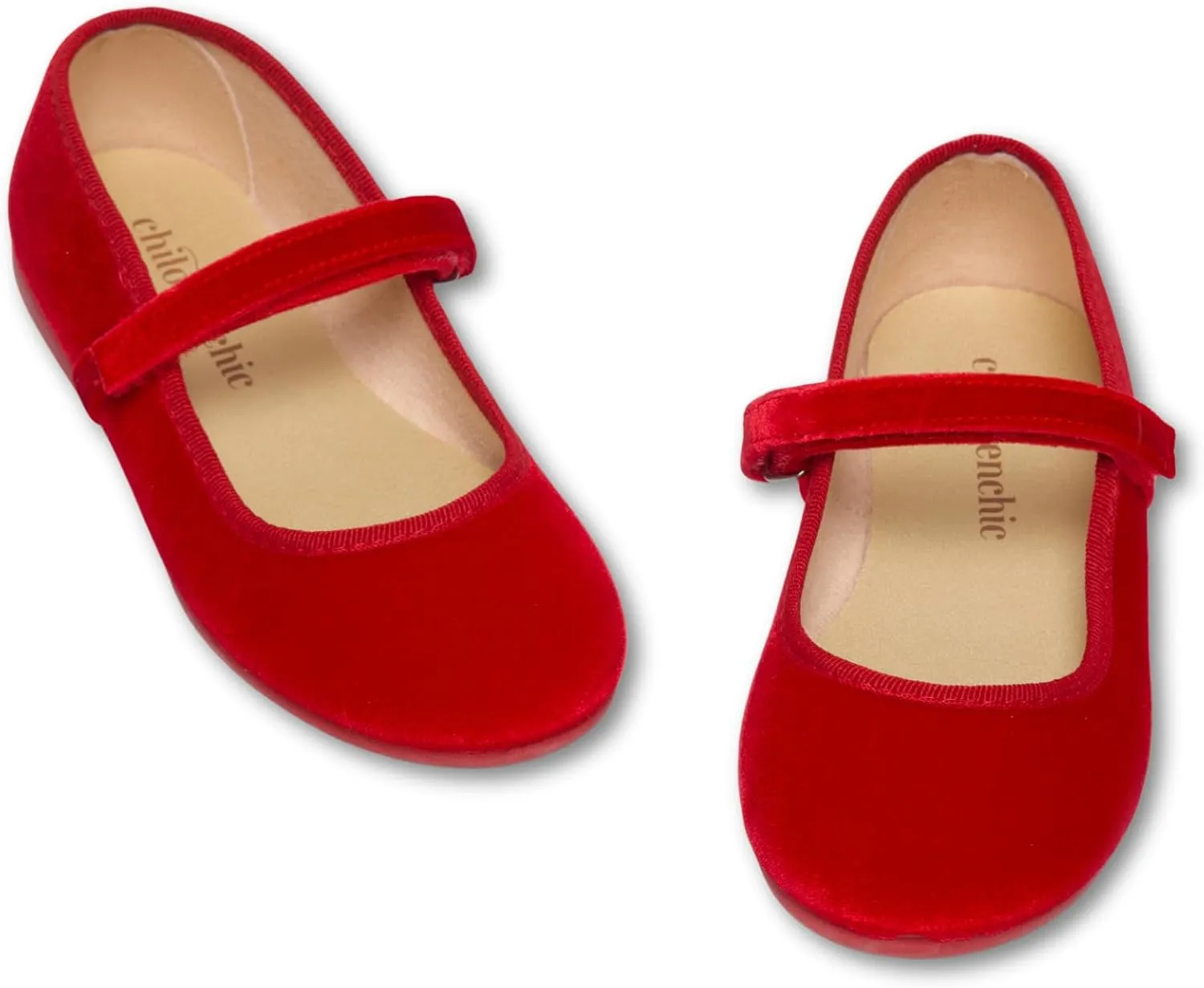 Mary Jane Shoes for Girls – Classic & Comfortable Dress Shoes for Toddlers & Kids – Perfect Flats for School, Play, and Special Occasions (Velvet)