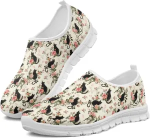 Modysero Slip On Shoes for Women Casual Walking Shoes with No Laces Low Top Lightweight Sneaker for Ladies Print Footwear
