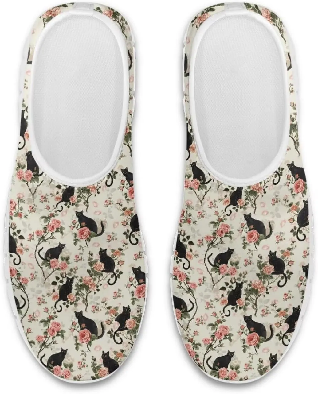 Modysero Slip On Shoes for Women Casual Walking Shoes with No Laces Low Top Lightweight Sneaker for Ladies Print Footwear